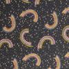 Nanosoftshell - "Fiete"- Regenbogen - anthrazit / bunt