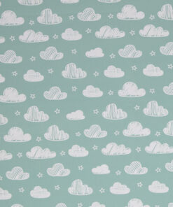 Nanosoftshell - "Fiete"- Wolken - mint