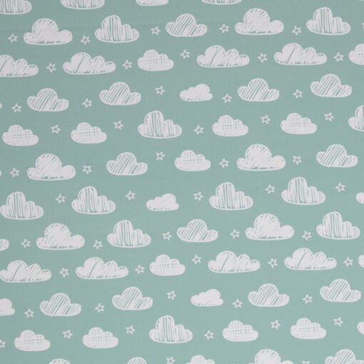Nanosoftshell - "Fiete"- Wolken - mint