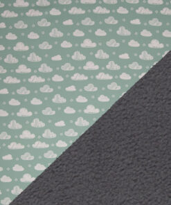 Nanosoftshell - "Fiete"- Wolken - mint
