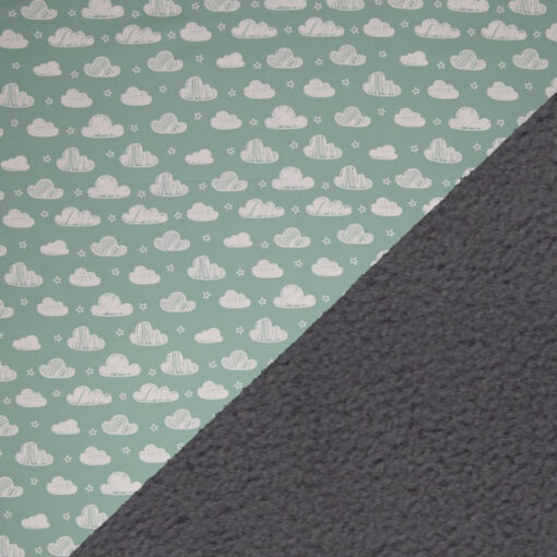 Nanosoftshell - "Fiete"- Wolken - mint