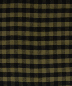 Flanell - "Jack" Karo - khaki / schwarz