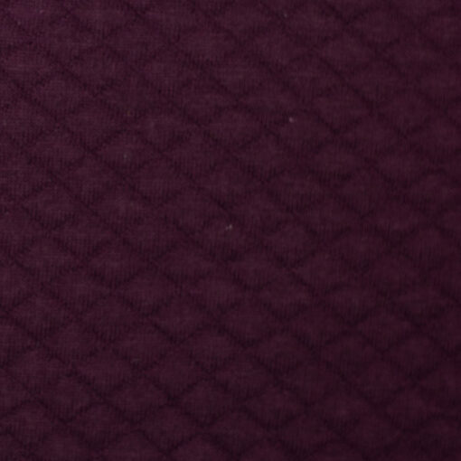 Steppjersey uni - "Stephanie" - bordeaux