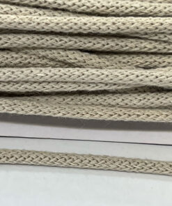 Baumwollkordel 5 mm - beige