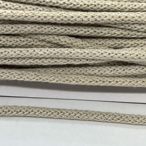 Baumwollkordel 5 mm - beige