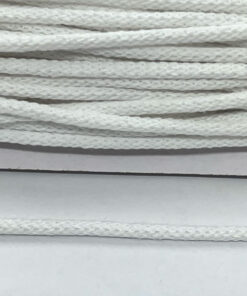 Baumwollkordel 5 mm - weiss