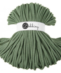 9 mm JUMBO - Makramee Kordel / Schnur von Bobbiny - eucalyptus green