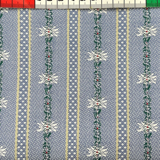 Jacquard Baumwolle - Edelweiss Schwingen - hellblau