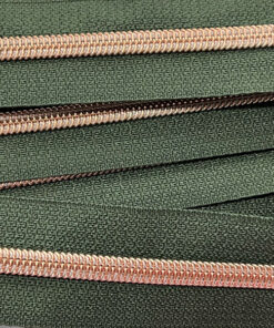 Reissverschluss 6.5 mm - dunkelgrün