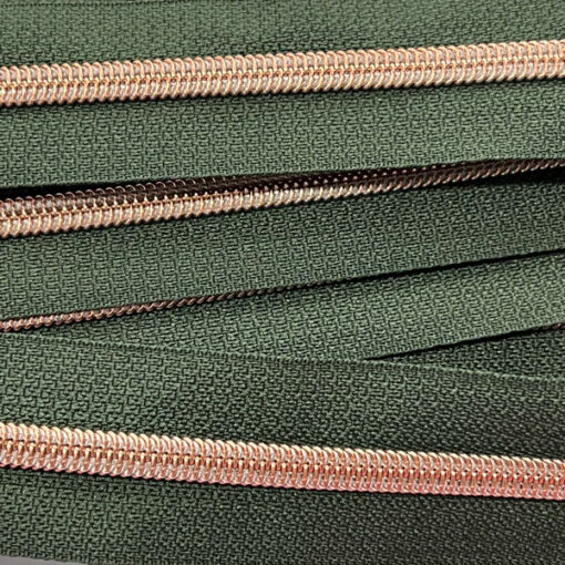 Reissverschluss 6.5 mm - dunkelgrün