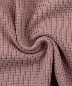 Waffelstrickstoff - "Oslo" - altrosa