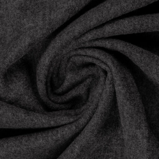 Wollwalk - MERINO - meliert dunkelgrau