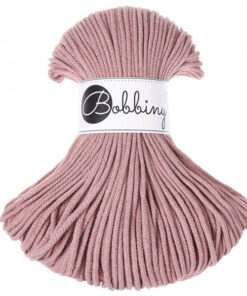3 mm JUNIOR - Makramee Kordel / Schnur von Bobbiny - blush