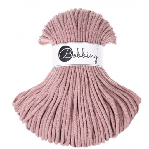 5 mm JUNIOR - Makramee Kordel / Schnur von Bobbiny - blush