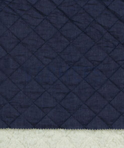 Denim Stepper double face Teddy - dunkelblau / natur