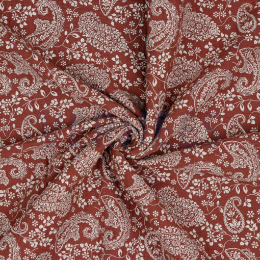 Double Gauze - Paisley - rost