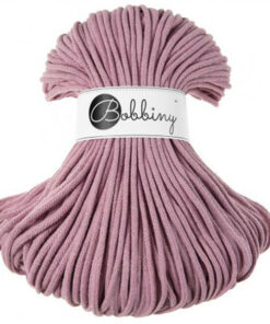 5 mm PREMIUM - Makramee Kordel / Schnur von Bobbiny - dusty pink