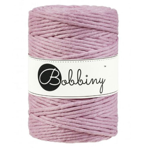 5 mm - Makramee Kordel von Bobbiny - dusty pink