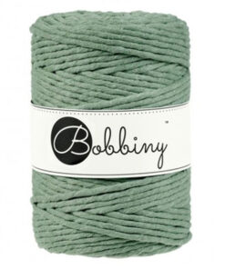 5 mm - Makramee Kordel von Bobbiny - eucalyptus green