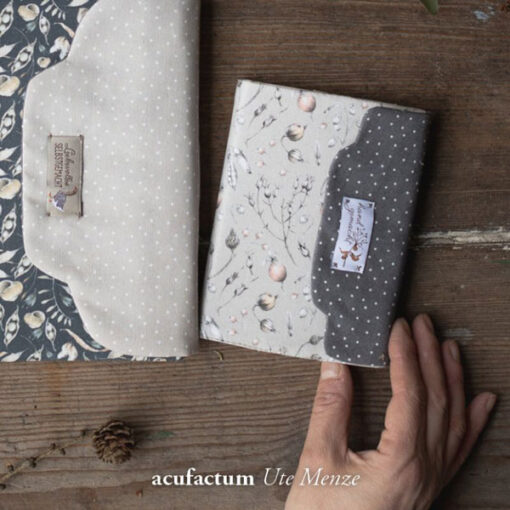 Baumwolle - "Fruchtstände" - acufactum beige/braun