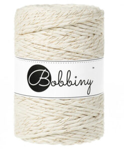 5 mm - Makramee Kordel von Bobbiny - golden natural