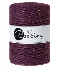 5 mm - Makramee Kordel von Bobbiny - golden blackberry