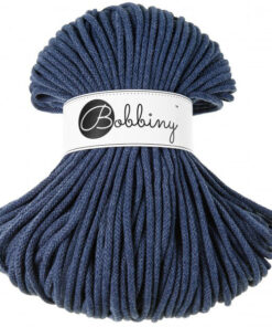 5 mm PREMIUM - Makramee Kordel / Schnur von Bobbiny - jeans