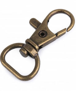 Minikarabiner 12 mm - altmessing