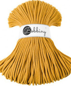 5 mm PREMIUM - Makramee Kordel / Schnur von Bobbiny - mustard