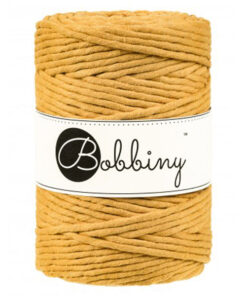 5 mm - Makramee Kordel von Bobbiny - mustard