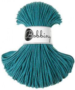 3 mm JUNIOR - Makramee Kordel / Schnur von Bobbiny - teal