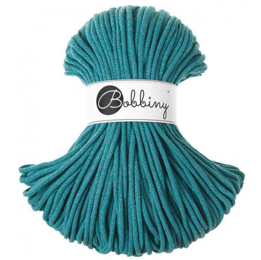 5 mm PREMIUM - Makramee Kordel / Schnur von Bobbiny - teal