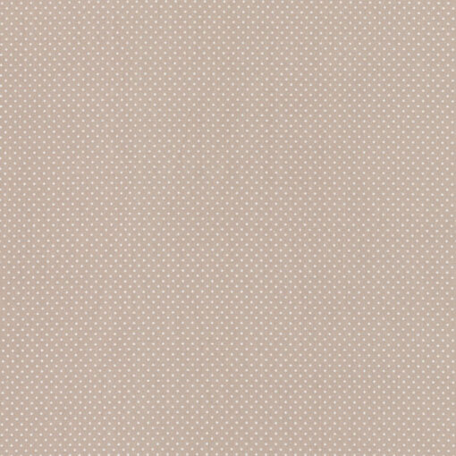Baumwolle - Minipunkte camel / weiss