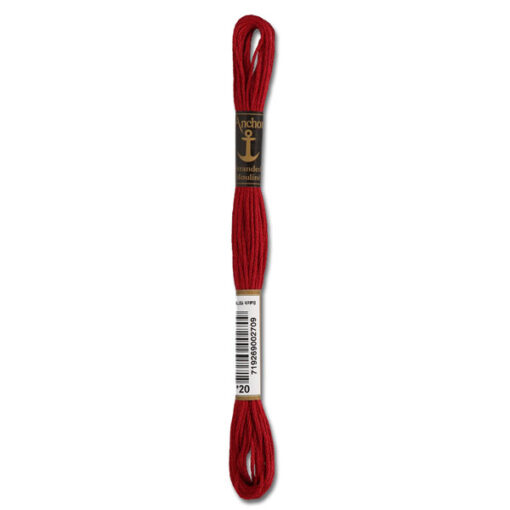 Anchor Sticktwist - weinrot 020