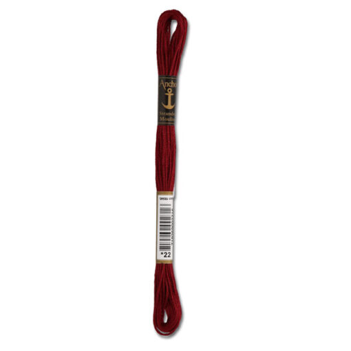 Anchor Sticktwist - dunkelrot 022