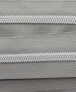 Reissverschluss 6.5 mm - mausgrau / silber