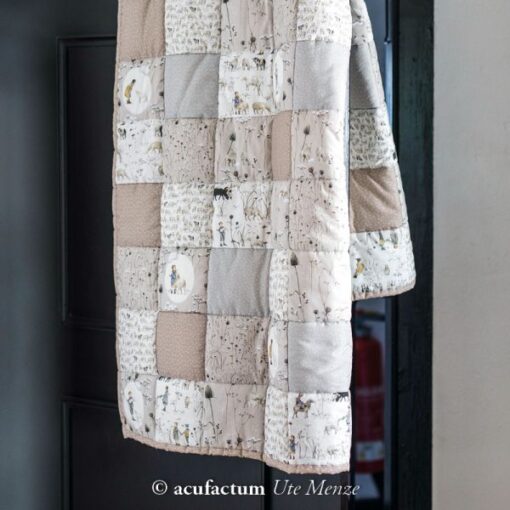 Baumwolle - "Tupfen" - acufactum beige