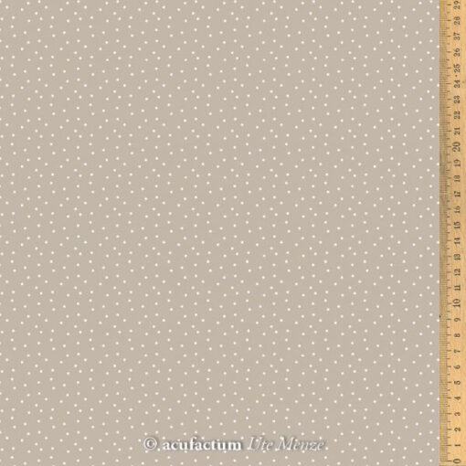 Baumwolle - "Tupfen" - acufactum beige