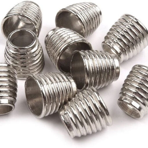 Kordelende - Metall - nickel