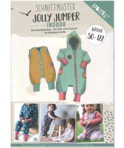Papierschnittmuster Jolly Jumper Indoor Gr 50 - 122 - Lybstes