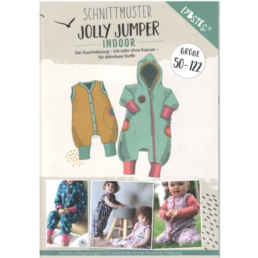 Papierschnittmuster Jolly Jumper Indoor Gr 50 - 122 - Lybstes