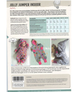 Papierschnittmuster Jolly Jumper Indoor Gr 50 - 122 - Lybstes