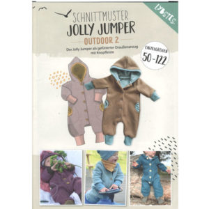 Papierschnittmuster Jolly Jumper Outdoor 2 - Gr 50 - 122 - Lybstes