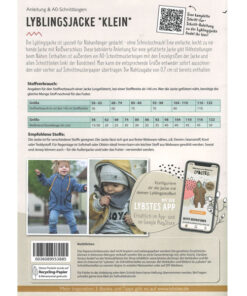 Papierschnittmuster Lieblingsjacke - Gr 56 - 122 - Lybstes