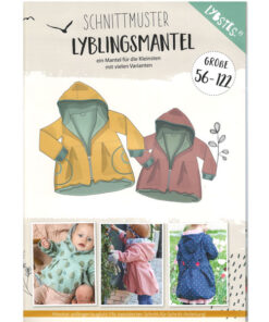 Papierschnittmuster Lieblingsmantel - Gr 56 - 122 - Lybstes