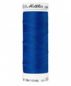Mettler Seraflex elastisches Garn 130 m - colonialblau 0024
