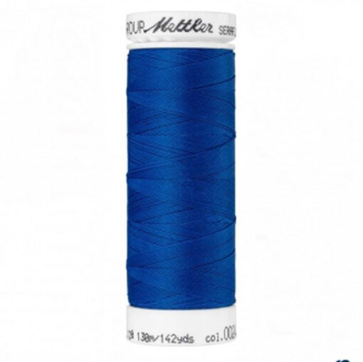 Mettler Seraflex elastisches Garn 130 m - colonialblau 0024