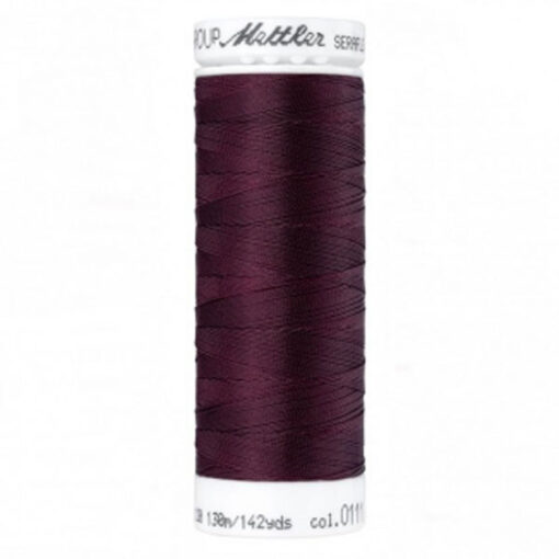 Mettler Seraflex elastisches Garn 130 m - weinrot 0111