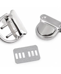 Steckschloss - Mappenschloss - nickel kurz