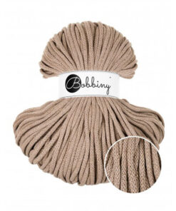 5 mm PREMIUM - Makramee Kordel / Schnur von Bobbiny - golden sand